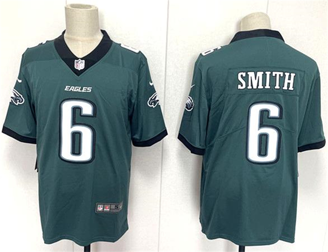 Men's Green Philadelphia Eagles #6 DeVonta Smith 2024 New Vapor Untouchable Limited Stitched Football Jersey